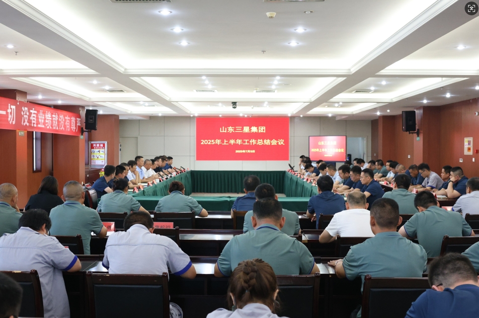錨定目標(biāo) 接續(xù)奮斗｜山東三星集團(tuán)召開2025年上半年工作總結(jié)會議